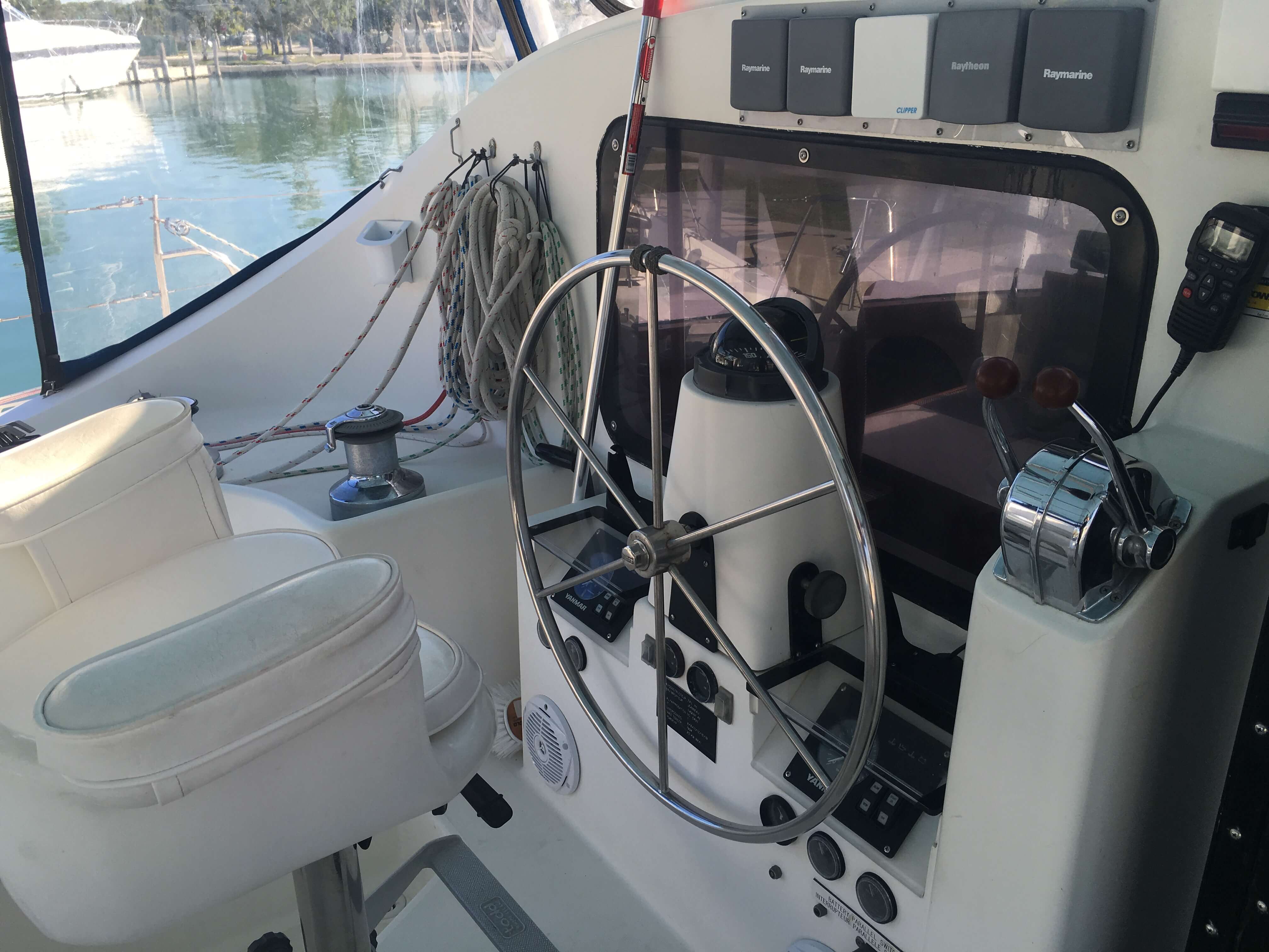 Used Sail Catamaran for Sale 1994 Lagoon 42 TPI Electronics & Navigation